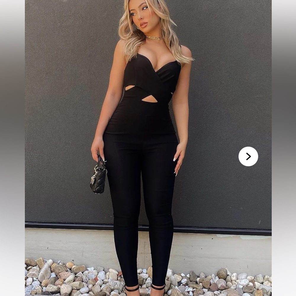 Fashion Nova | Sexy Innocence Skinny Leg Jumpsuit | L